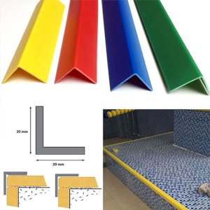 Plastic PVC Corner 90 Degree Trim Wall Edge Protector 1m And 2.5m Long 