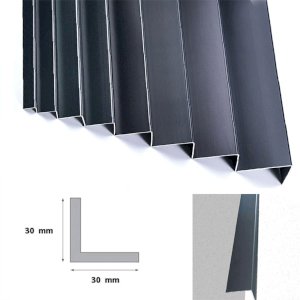 Plastic PVC Corner 90 Degree Angle Wall Guard Edge Protector 1m And 2.5m Long 